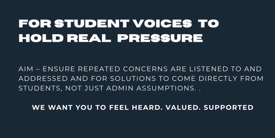 For Student Voices to be Heard